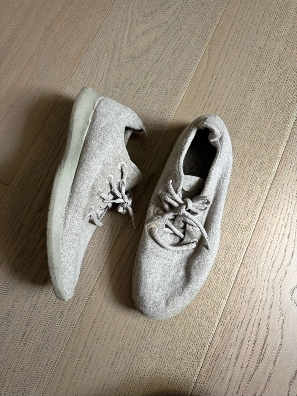 Light Beige Men's Casual Knit Sneakers AllBirds